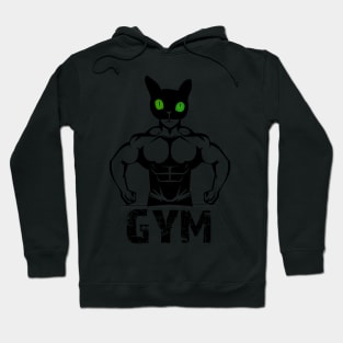 Cat peek a boo gym Hoodie